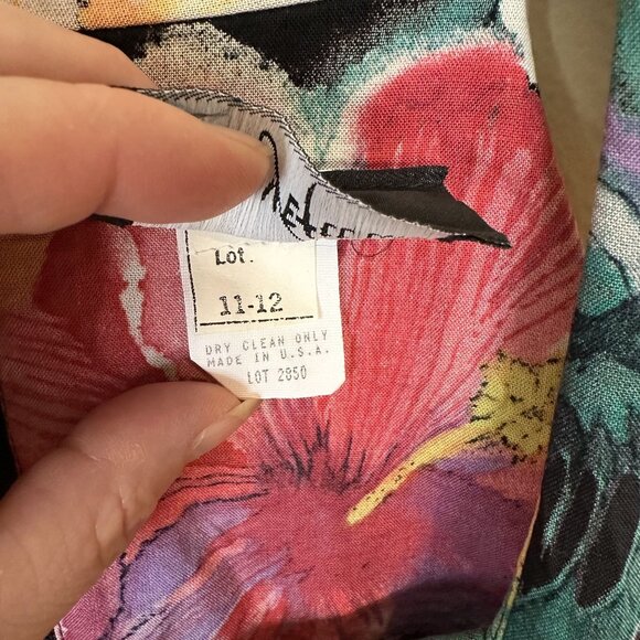 Womens Floral Sleeveless Midi Dress Positive Attitude Large Razor Back Floral - Picture 6 of 8